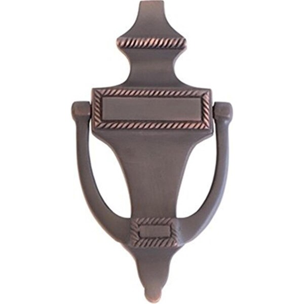 Camp Usa 6.5 in. Venetian Bronze Rope Door Knocker CA2531818 - main
